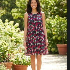 Chic Multicolor Sleeveless Mini Dress